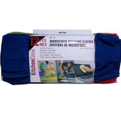 Cleaning Cloths Microfiber 12pk. 14x17.7" "