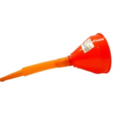 PE Plastic Flex Oil Funnel w/SS Mesh Wide Mouth Flexible Extension Ass't Colours Prograde