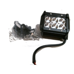 Spotlight 6 LED light bar mount 18 watt 10-30vdc IP67 6000K 1500LM 97x80x65mm
