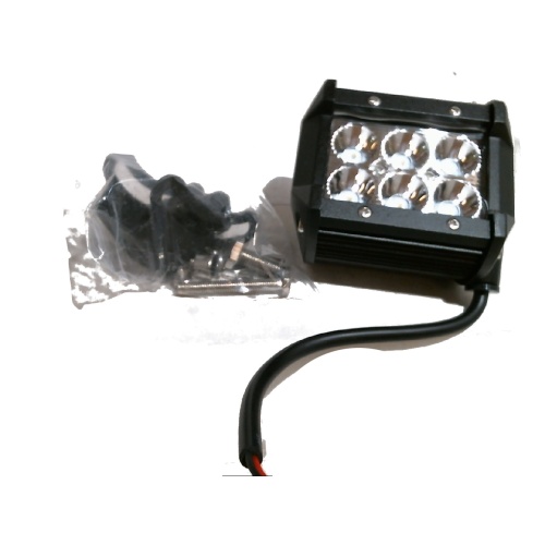 Spotlight 6 LED light bar mount 18 watt 10-30vdc IP67 6000K 1500LM 97x80x65mm