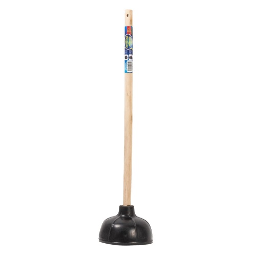 Plunger Varnished Handle Action-1  21 2-in-1