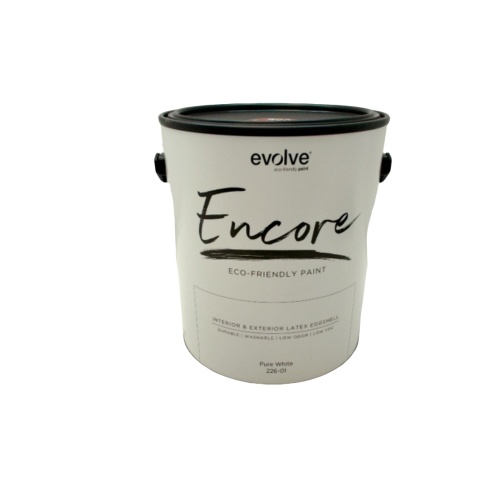 Evolve Encore Gallon Paint Pure White Latex Eggshell