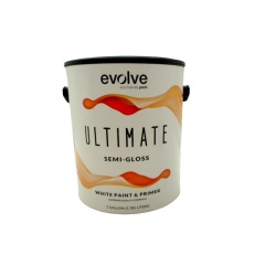 Evolve Gallon Ultimate Semi-Gloss White Paint & Primer