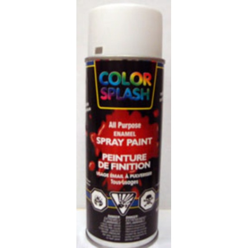 FLAT WHITE COLOR/SPLASH Spray Paint12OZ