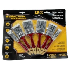 Paint Brush Set 12pk. Ass't Workcrew