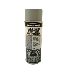 Rust Spray Paint Misty Grey 340g. Interior Exterior Armor Coat