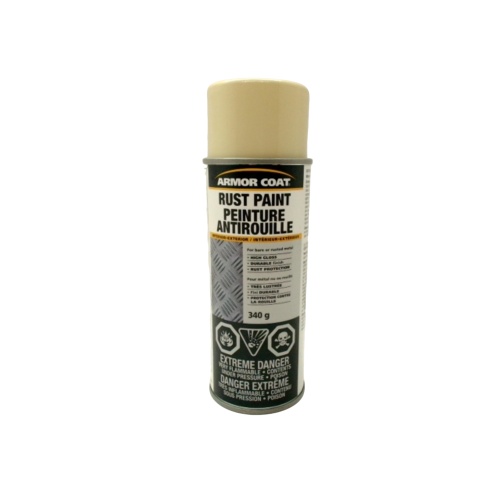Rust Spray Paint Rv White 340g. Interior Exterior Armor Coat