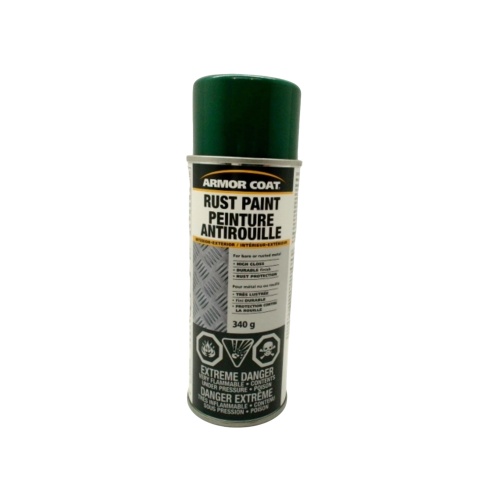 Rust Spray Paint Shutter Green 340g. Interior Exterior Armor Coat