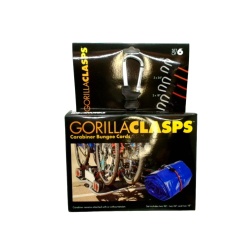 Gorilla Clasps Carabiner Bungee Cords Set Of 6 Ideaworks