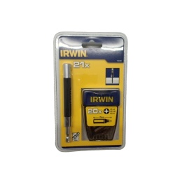 Screwdriver Bit Set 20pcs. w/Drive Guide Irwin