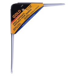 Bracket Shelf White 8 X 10" 2pk."