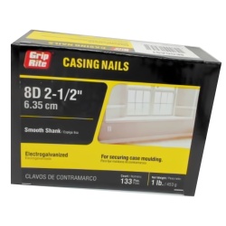 Casing Nails 8d 2-1/2 133pcs Smooth Shank"