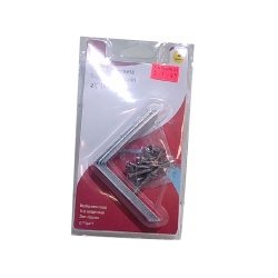 Corner Brackets 2-1/2  4pcs. Set W/screws"