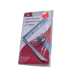 Corner Brackets 4 Inch 4pcs. Set W/ Screws