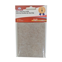 Felt Protector 1 Sheet 4-1/4x3-1/4 Inch Self-adhesive