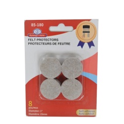 Felt Protectors 8pcs X 1 Inch Diameter