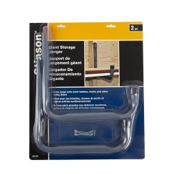 Hook 2 pc giant storage hanger up to 25 lbs (endcap)