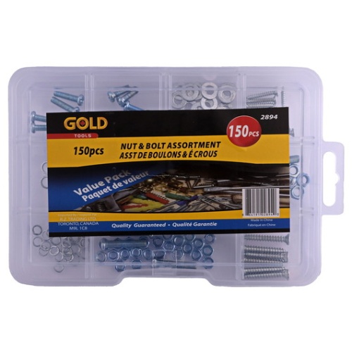 Nut and Bolt assortment 150 pcs