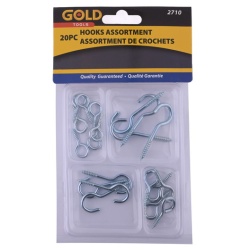 Screw hook assortment 20 pc