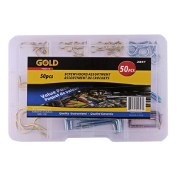 Screw hook assortment 50 pcs