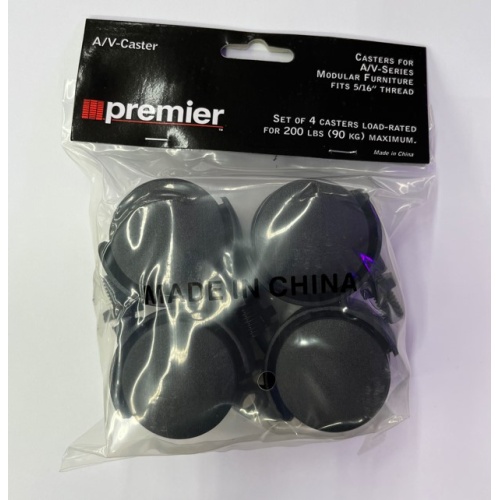 AV Casters 4 Pack 1.5 5/16