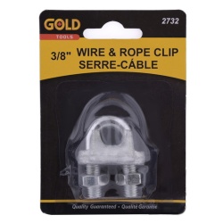 Wire and rope clip 3/8 inch