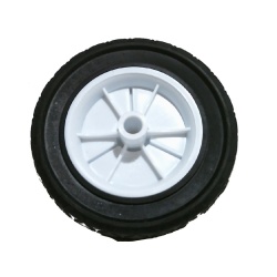 Lawnmower Wheel 6x1.5" Plastic"