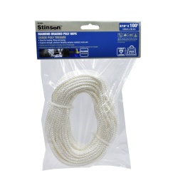Rope 8-Carrier Diamond Braided Poly 3 / 16in x 100ft