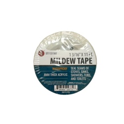 Mildew Tape 1-3/6 X 11' .8mm Thick Acrylic Waterproof"