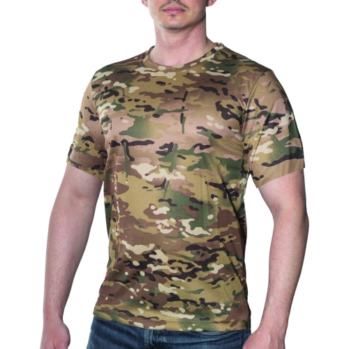 Military T-shirts Large Uniflage Kwik Dry Short Sleeve