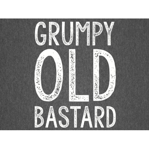 T-Shirt with print - Grumpy Old Bastard - L