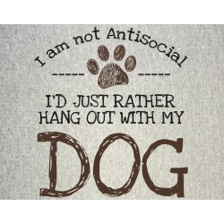 T-Shirt with print - Hang With Dog - XL