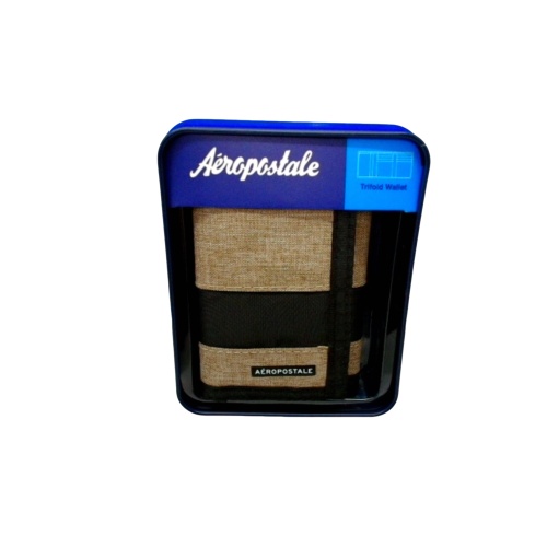 Aeropostale Trifold Wallet Tan