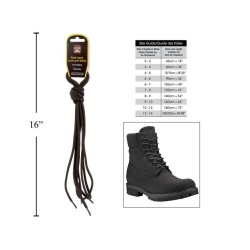 Boot Laces 63 Black Gino's"
