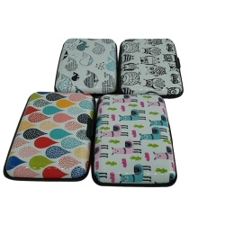 Wallet - card case aluminum with assorted designs