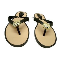 Woman's Sandals Black C&c Sea Medallion