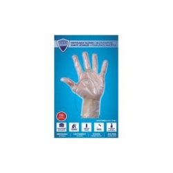 DISPOSABLE LDPE GLOVES L/XL 75/PK SANI-GUARD