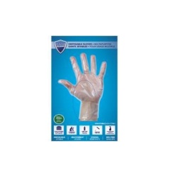 DISPOSABLE LDPE GLOVES S/M 75/PK SANI-GUARD