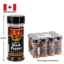 Black Pepper Whole 35g. V. Gold - each sold individually
