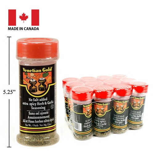 Extra spicy herb & garlic 28g - V. Gold - each sold individually