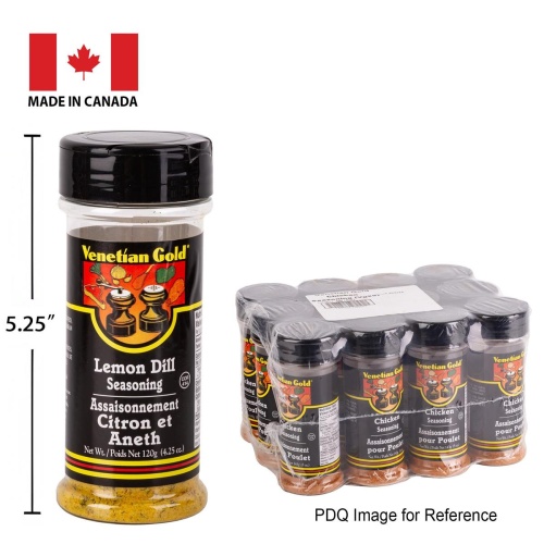 Lemon Dill Seasoning 120g V. Gold  - each sold individually