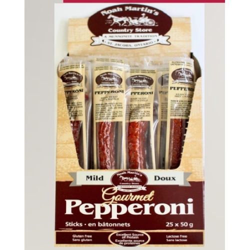 Pepperoni - Mild Single 50g - Heidelberg Foods Ltd. Made in Canada