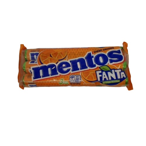 Mentos Fanta Orange 3 Rolls x 37.5g.