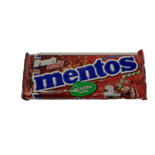 Mentos Fresh Cola 3 Rolls x 37.5g.