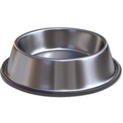Pet food bowl - stainless steel 32oz 26x5cm