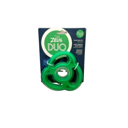 Tough Dog Toy Zeus Duo Ninja Star Mint Scent