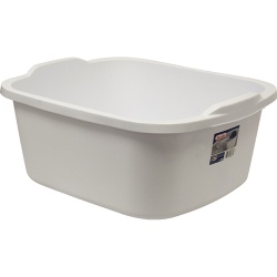 Dish Pan Rect 18Qt White
