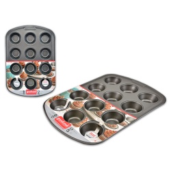 Muffin pan non-stick mini 12 cup