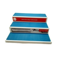 Non-Skid Shelf Organizer 3 Tier Blue 10 x 9" x 3" Copco Basics"