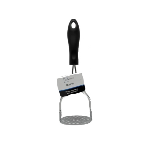Potato Masher Black Plastic Handle Mainstays